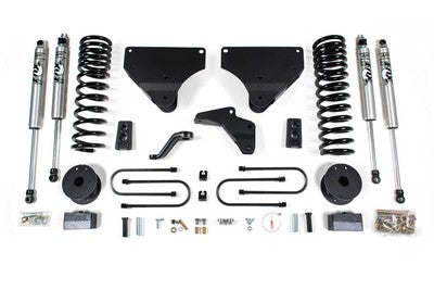 2013-18 Ram 3500 Gas w/rear air 4 inch radius arm drop lift kit, NX2 shocks