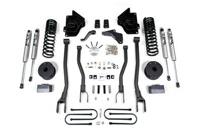 2013-18 Ram 3500 Gas w/rear air 4 inch 4 Link lift kit, NX2 shocks