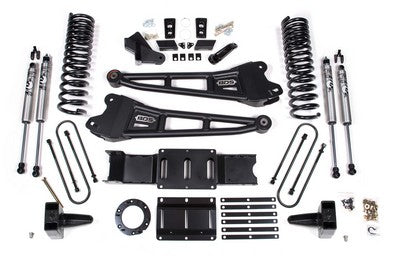 2019-22 Ram 3500 Diesel w/o rear air 6 inch Radius Arm lift kit, 5 inch rear Block w/ overload, 6 bolt T-Case, NX2 Shocks