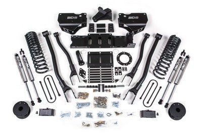 2019-22 Ram 3500 Gas w/rear air ride 4 inch Radius Arm lift kit - 3 inch Rear Block w/ Air Bag - NX2 Shocks