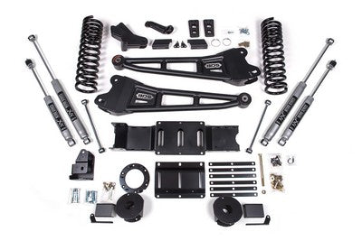 2019-24 Ram 2500 Gas w/rear air 5.5 inch Radius Arm Lift Kit - NX2 Shocks