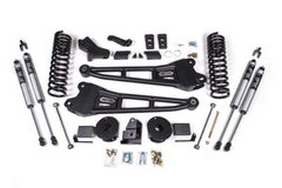 2014-18 Ram 2500 Gas w/rear air 4 inch Radius Arm lift kit - NX2 Shocks