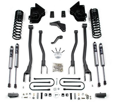 2013-18 Ram 3500 Gas w/o rear air 4 inch 4 Link lift kit, Fox shocks
