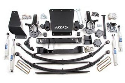2000-06 GM K1500 6.5/4 inch high clearance lift kit with add-a-leafs and blocks