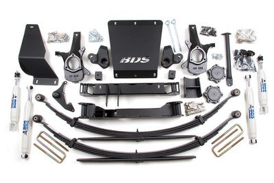 1999-06 GM K1500 4.5 inch high clearance lift kit with rear blocks