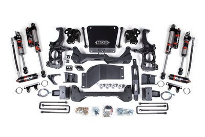 2020-24 Silverado/Sierra 2500/3500 4wd 5 inch Suspension Lift kit, 4.5 inch Rear Lift, Block, w/o overload -Fox 2.5 PES DSC