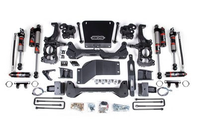 2020-24 Silverado/Sierra 2500/3500 4wd 6.5 inch Suspension Lift kit, 6 inch Rear Lift, Block, w/o overload -Fox 2.5 PES DSC