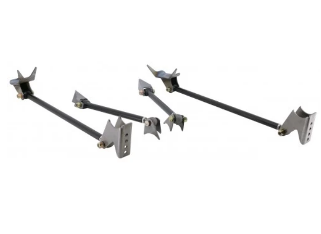 Triangulated Four Link , Universal Weld-in with polished stainless bars