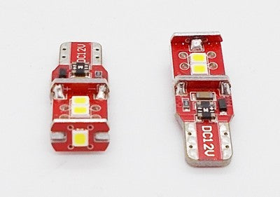 High Performance White 194 Canbus LED Bulbs, one pair