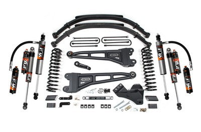 2023-24 F250/F350 4wd 5 inch Radius Arm Suspension Lift Kit, 3 inch Rear, Block, Diesel - FOX: 2.0 IFP PS Shocks