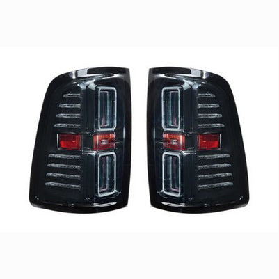 XB LED Tail Lights: Dodge Ram 1500 (19+) (Pair / Smoked)