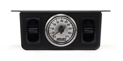 Dual Needle Gauge with two paddle switches - 200 PSI