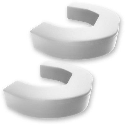 2021-24 Ram 1500 Tow Hook Covers 2-Piece Set of White Silicone Covers