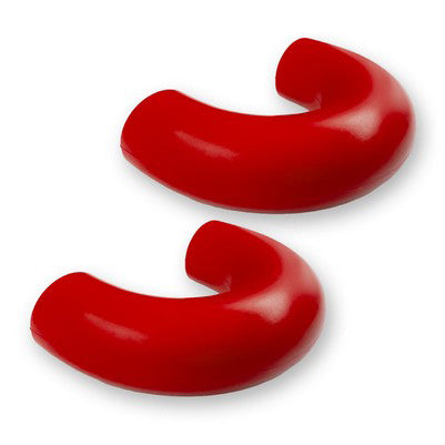 2017-23 Superduty Tow Hook Covers 2-Piece Set of Red Silicone Covers