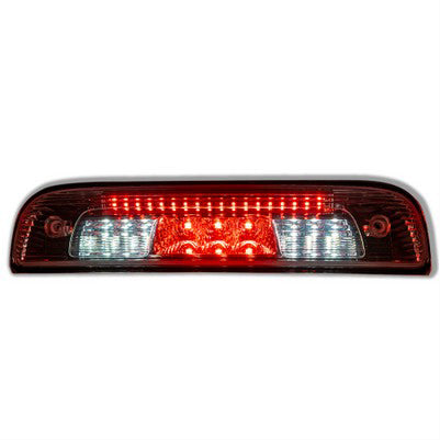 2014-18 Sierra & Silverado 1500, 2015-19 2500/3500 HIGH POWER SCANNING Red LED 3rd Brake Light Kit , Clear Lens