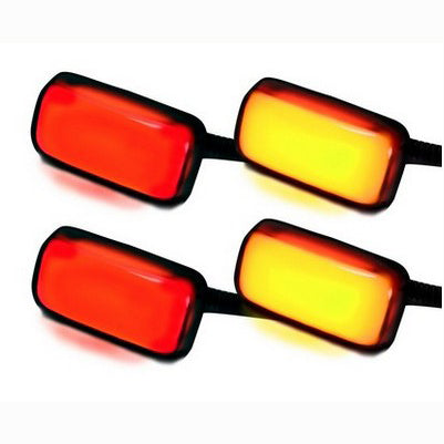 2015-19 Silverado/Sierra Dually Fender Lenses (4-Piece Set) Smoked Lens w/ Black Trim