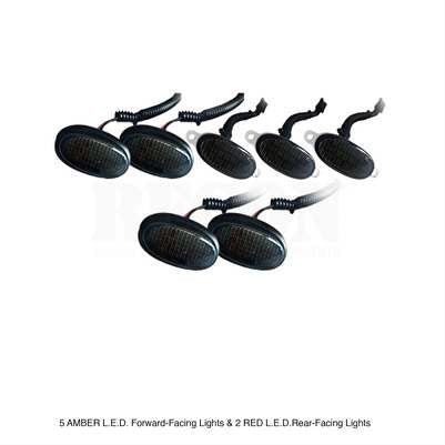 Ford RAPTOR 09-14 LED Fender & Front Grill Light Kit,