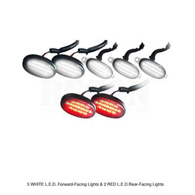 Ford RAPTOR 09-14 LED Fender & Front Grill Light Kit, white light