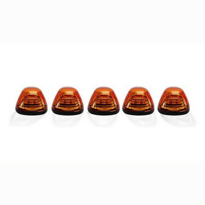 1999-16 Superduty (5-Piece Set) Amber Lens with Amber Cab Roof Light Lens