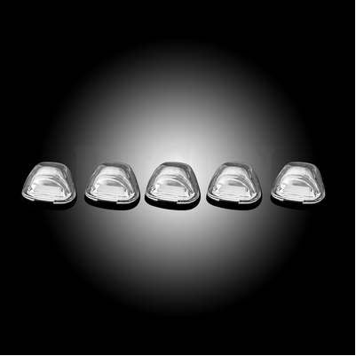 1999-16 Superduty (5-Piece Set) Amber Lens with Clear Cab Roof Light Lens