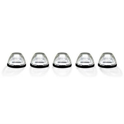 1999-16 Superduty cab roof lens (5-Piece Set) Clear Lens with Strobe LEDs & Amber Running Light LEDs