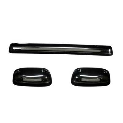 2007-14 Silverado/Sierra 2500/3500 (3-Piece Set) Smoked Cab Roof Light Lens