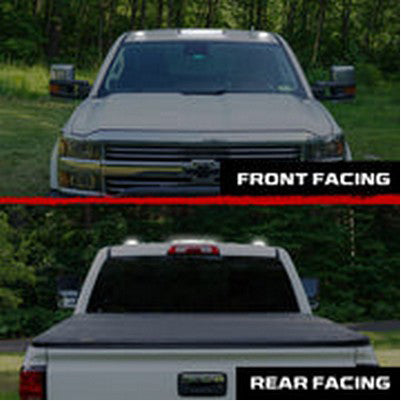2015-19 Silverado/Sierra 2500/3500 (3-Piece Set) Smoked Cab Roof Light Lens, White LEDs