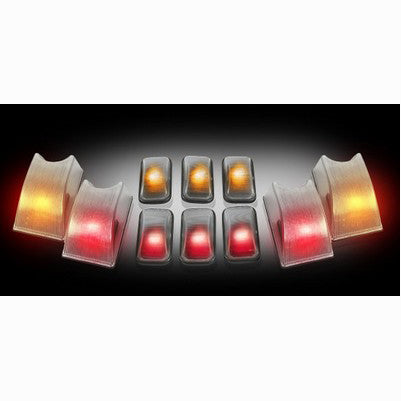 Hummer H2/Am General 02-07 (10-Piece Set) Clear Cab Roof Light Lenses