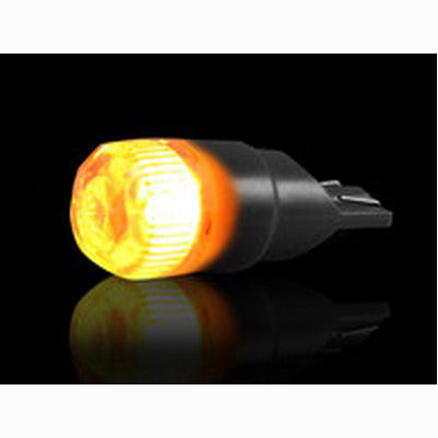 194/168 High-Power 1-Watt LED Bulbs Wedge Style, Amber