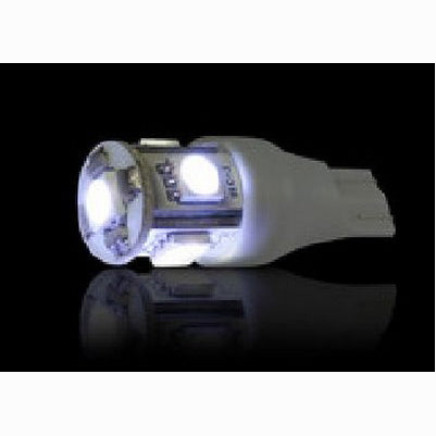 921 T-15 (5 LEDs on each bulb) 360 Degree LED Bulbs Wedge Style, White