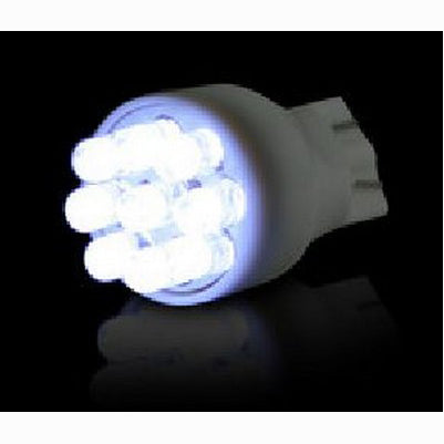 921 T-15 (9 LEDs On Each Bulb) LED Bulbs Wedge Style, White