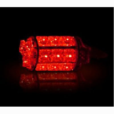 7440 (18 LEDs on each bulb) 360 Degree LED Bulb, Red, sold as each