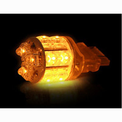 3157 (13 LEDs on each bulb) 360 Degree LED Bulb, Amber