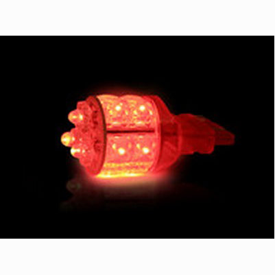 3157 (13 LEDs on each bulb) 360 Degree LED Bulb, Red