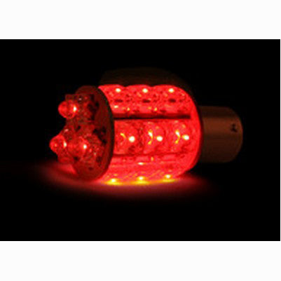 1157 (18 LEDs on each bulb) 360 Degree LED Bulb, Red
