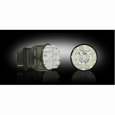 3157 (12 LEDs) Wedge Style LED Bulb, Amber