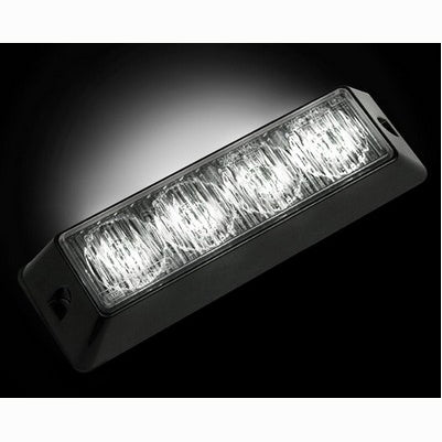 4-Led 19 Function 4-Watt High-Intensity Strobe Light Module W Black Base, White Color