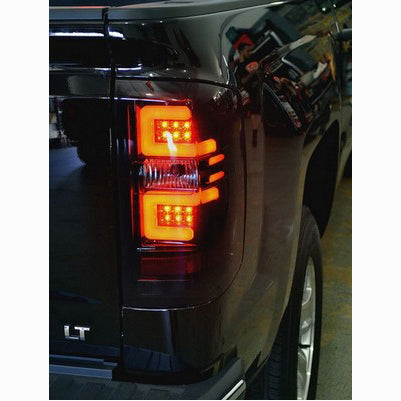 2014-18 Silverado 1500, 2015-19 2500/3500 LED Taillights, Smoked lens (Only fits trucks w/o OE LED Taillights)