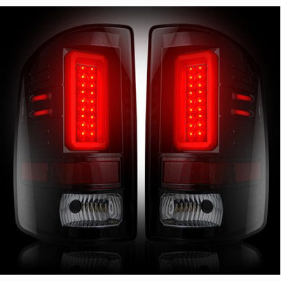 2014-18 GMC Sierra 1500, 2015-19 Sierra 2500/3500 smoked LED Tail Lights