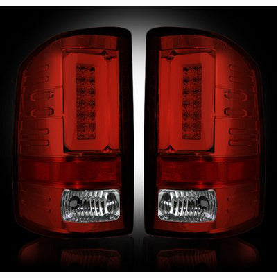 2014-18 GMC Sierra 1500, 2015+ Sierra 2500/3500 red LED Taillights