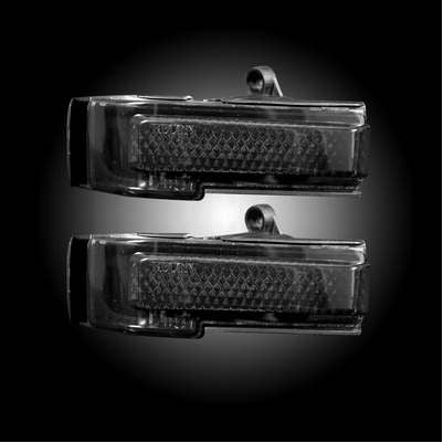 2015-17 F150, 2017-19 Raptor Side Mirror Lenses - Smoked