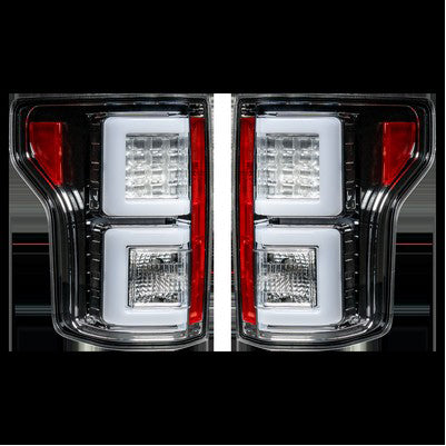2015-17 F150 (Replaces OEM Halogen Style Tail Lights) LED TAIL LIGHTS, Clear Lens