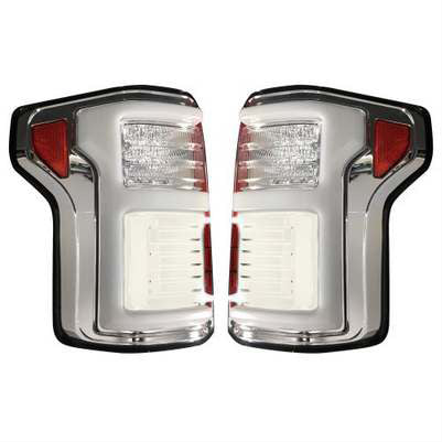 2015-17 F150 & 2017-18 Raptor (w/Blind Spot Warning System) OLED Tail lights, Clear Lens