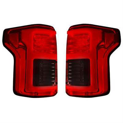 2015-17 F150 & 2017-18 Raptor (w/Blind Spot Warning System) OLED Tail lights, Red Lens