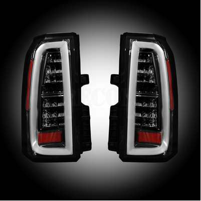 2015-19 Tahoe/Suburban OLED Bar-Style LED TAIL LIGHTS, Smoked Lens