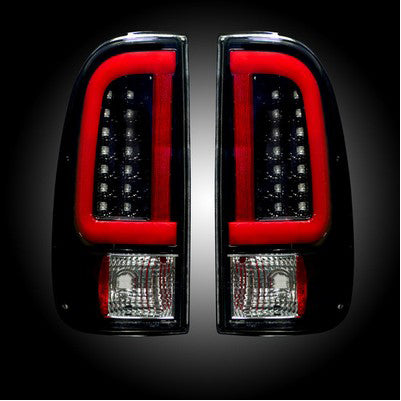 2008-16 Ford Superduty OLED Tail Lights, Smoked Lens