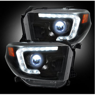 2014-21 Tundra Projector headlight, Smoked/Black