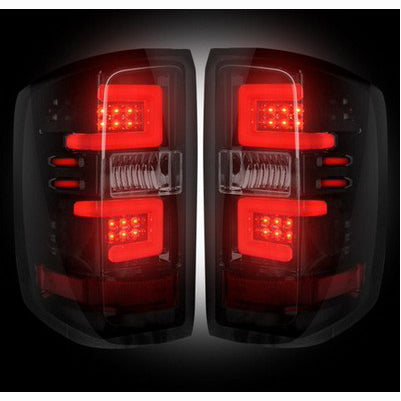 2016-18 Chevy Silverado 1500/2500/3500 OLED Taillights, Smoked Lens (Only fits trucks with OEM LED Taillights)