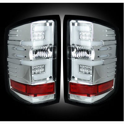 2016-18 Silverado1500/2500/3500 OLED Taillights, Clear Lens (Only fits trucks with OEM LED Taillights)