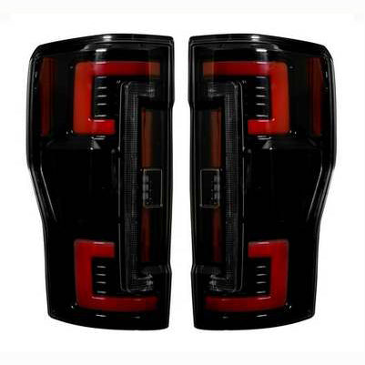 2017-19 Superduty OLED Tail Lights, Smoked Lens (Only fits trucks with OE LED Tail Lights)